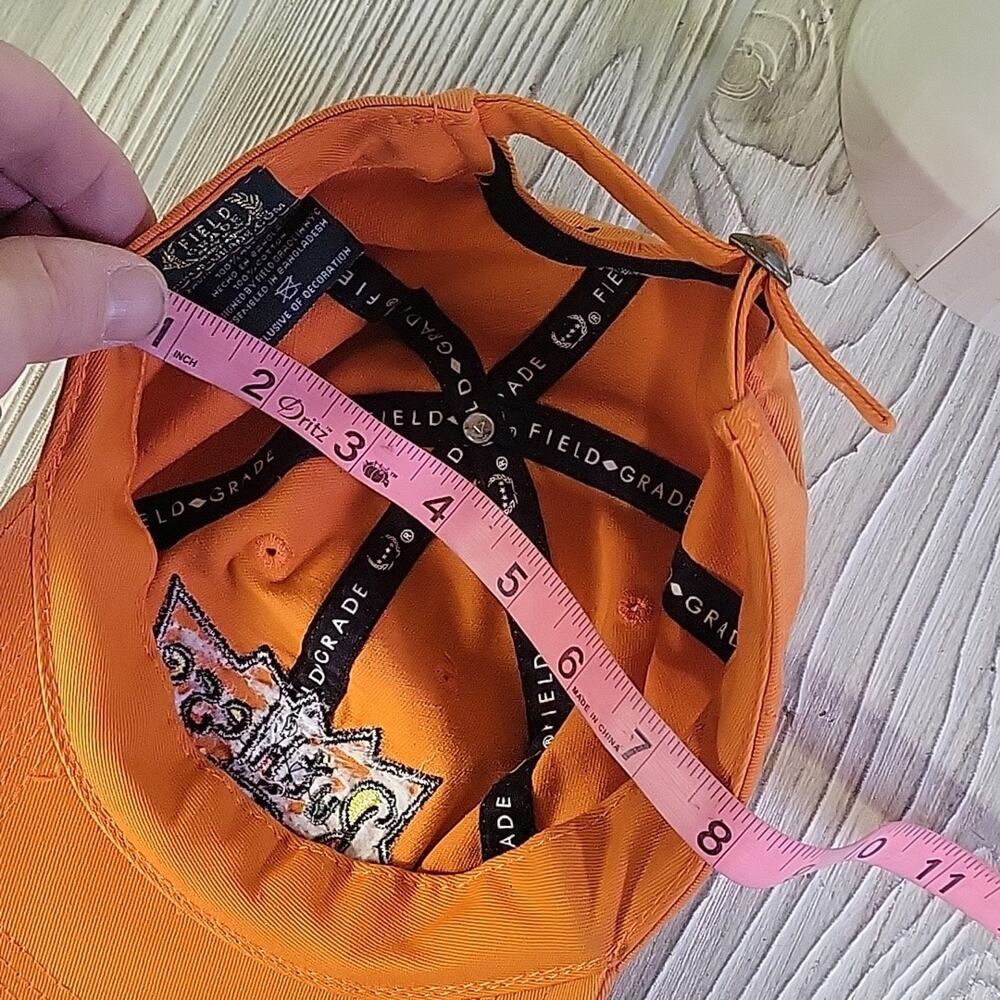 Field Grade Ruthless Orange Unisex Adjustable Hat - Picture 10 of 10